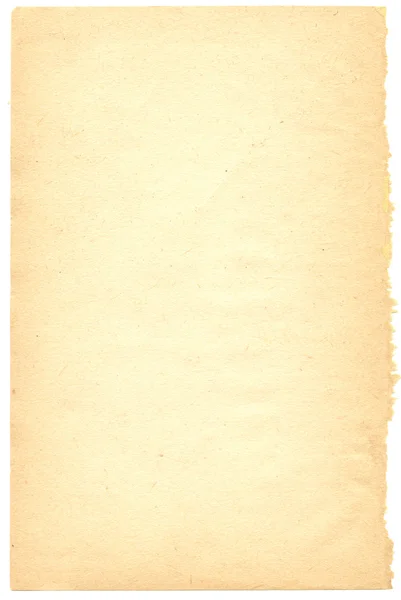 Old antique paper from a book or note pad blank retro background — Zdjęcie stockowe