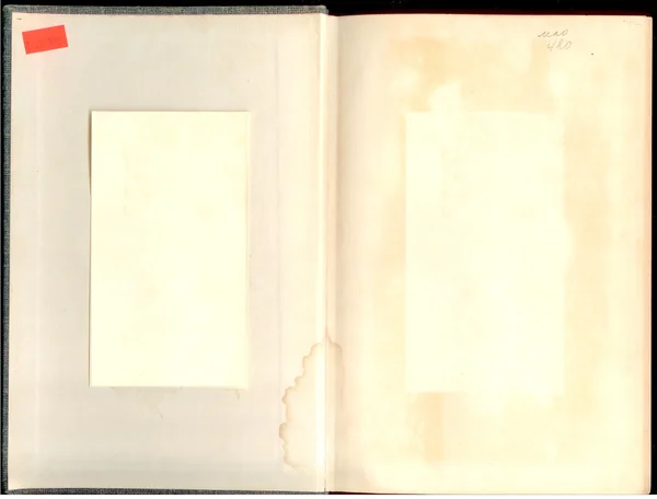 Παλιό χαρτί αντίκες από ένα βιβλίο ή σημείωση μαξιλάρι κενό ρετρό υπόβαθρο — Φωτογραφία Αρχείου