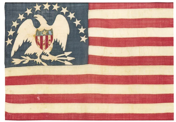 Bandera americana vintage - grunge usa angustiado —  Fotos de Stock