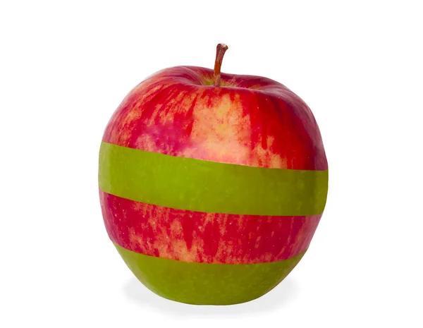 Apfel. Abstraktion — Stockfoto
