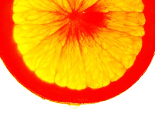 Juicy orange. Abstraction. Color — Stock Photo, Image