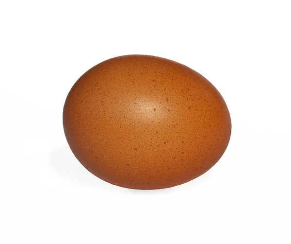 Αυγό σε λευκό φόντο — Φωτογραφία Αρχείου