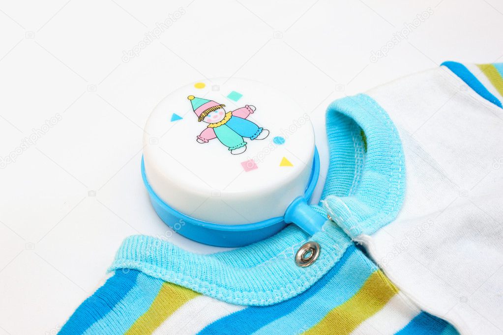 Baby cloth with baby toy