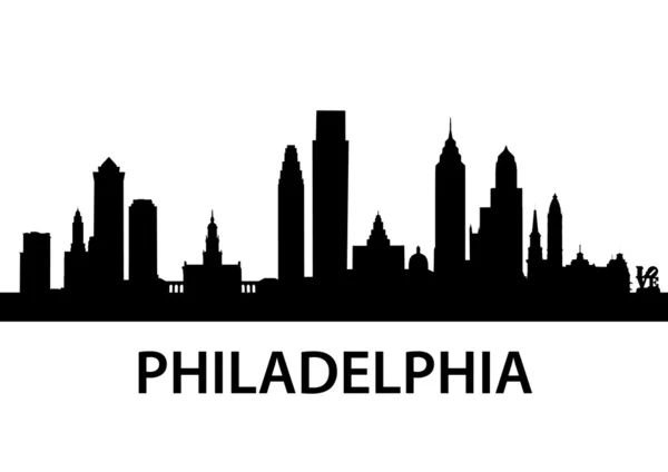 Skyline Filadelfia — Vector de stock