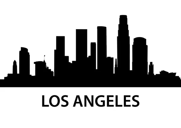 Horizonte de Los Angeles — Vetor de Stock