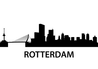 Skyline Rotterdam clipart