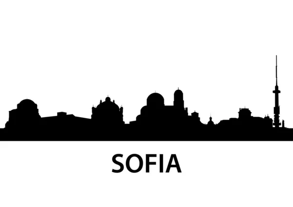 Skyline Sofia — Image vectorielle