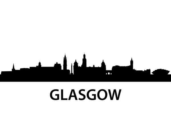 Skyline Glasgow — Stock Vector
