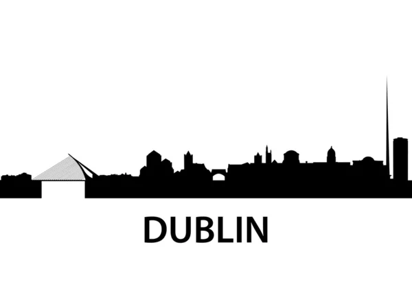 Skyline-Dublin — Stock Vector
