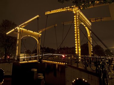 Amsterdam Magere Brug clipart