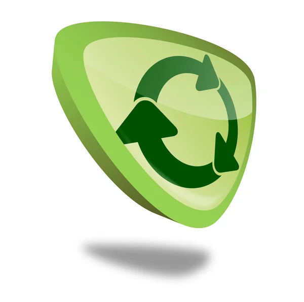 Knop recycling — Stockvector