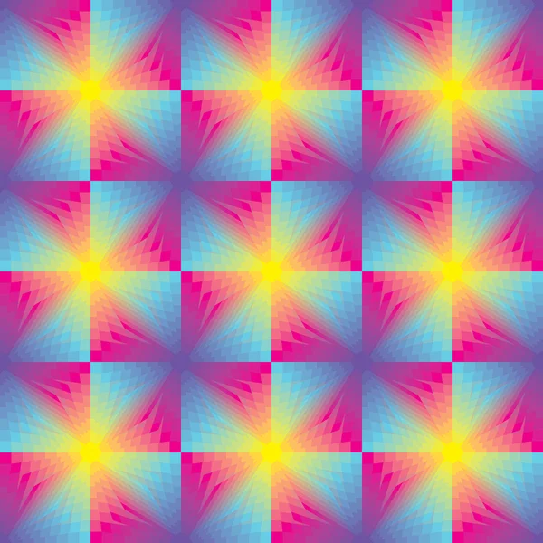 モザイクの抽象的なシームレスな正方形のベクトルの背景 — ストックベクタ