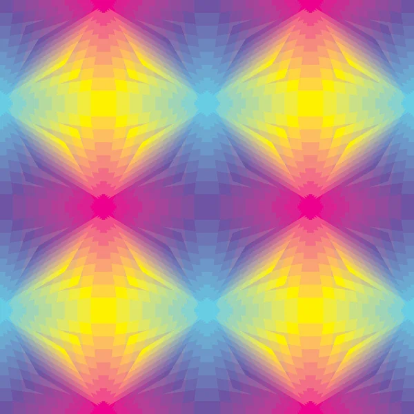 Abstrakte nahtlose quadratische Vektormosaik Hintergrund — Stockvektor