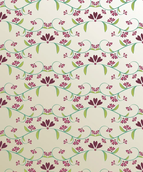 花のベクトルの壁紙 — ストックベクタ