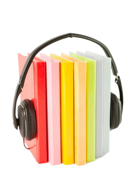 Audioboeken concept — Stockfoto