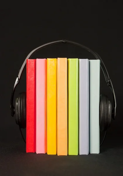 Koncepcja Audiobooki — Zdjęcie stockowe