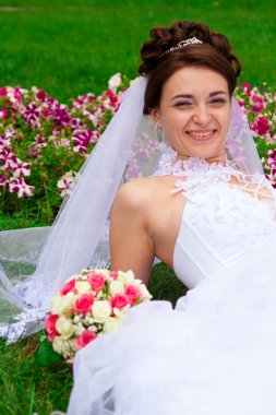 güzel bir gelin portresi