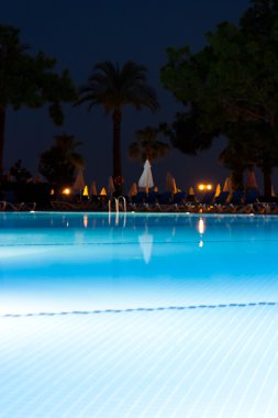 Geceleri otel ve tatil Yüzme Havuzu