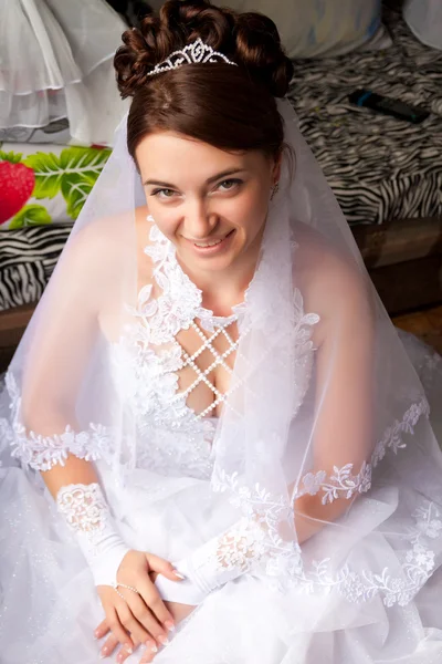 Portrait of the beautiful bride — Stock Photo, Image