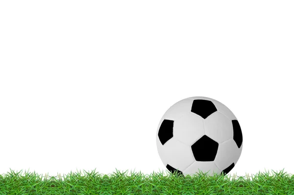 Изолированный футбол — стоковое фото