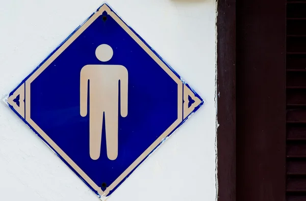 stock image Gentleman toilet sign