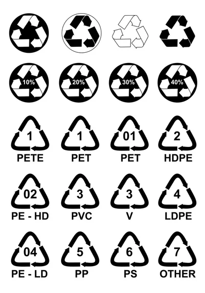 stock image Recycle symbols