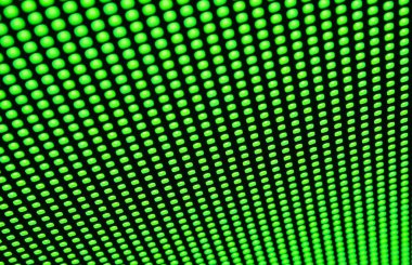 Green LED matrix clipart