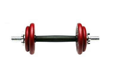 Chromed fitness exercise equipment dumbbell weight