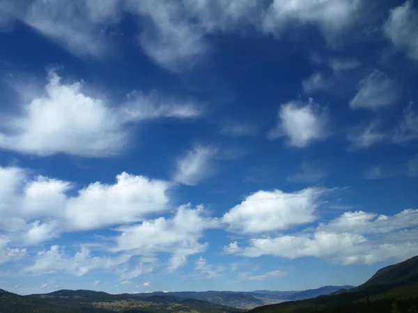 stock image Blue sky with clouds.
