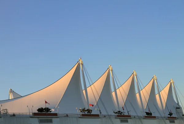The Roof of Canada Place in Vancouver — Stock Photo, Image