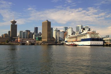 Vancouver cityscape clipart