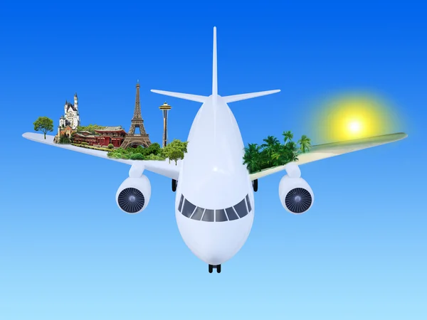 Reiseflugzeug — Stockfoto