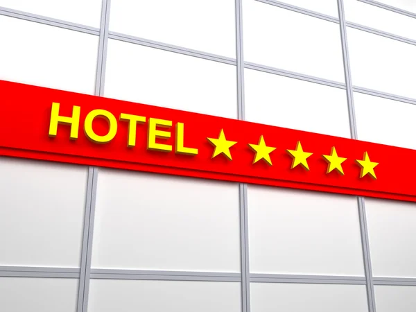 Hotell fem stjerner – stockfoto