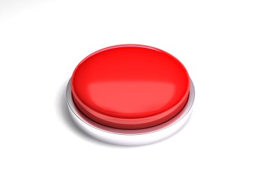 3d red button clipart