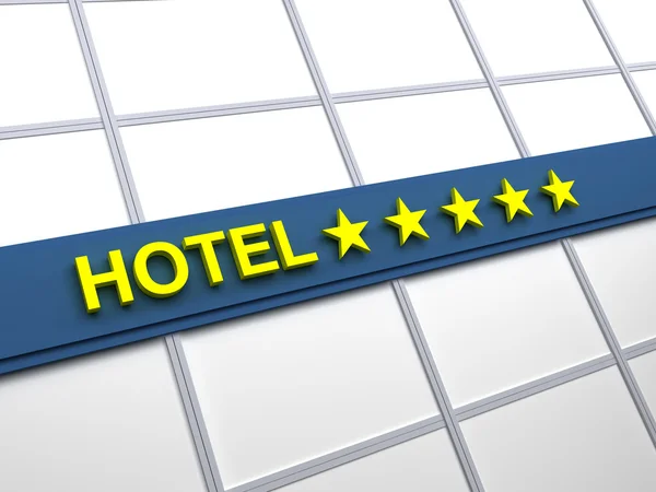 Hotel öt csillag — Stock Fotó
