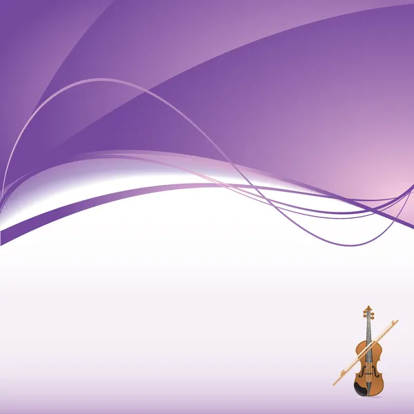 Hintergrund mit Geige — Stockvektor