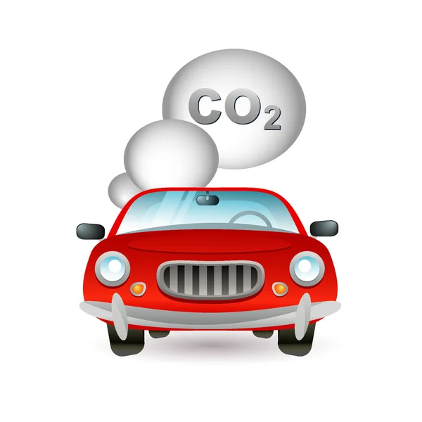 Автомобіль icon забруднення — стоковий вектор