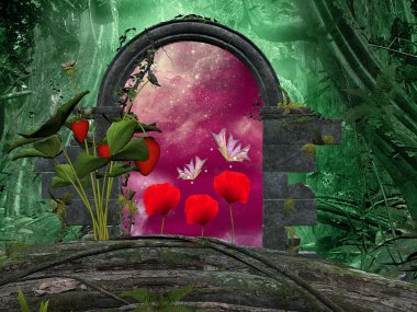 The secret passage clipart