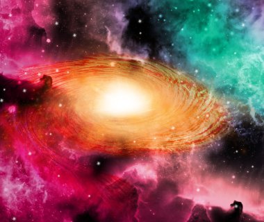 Spiral galaxy clipart