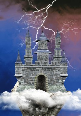 Fantasy castle clipart