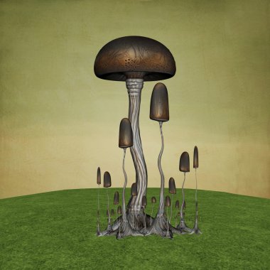 Mushrooms clipart