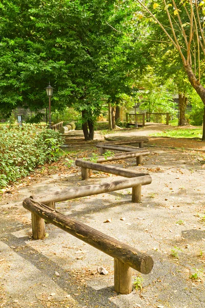 stock image Wood exercise in park