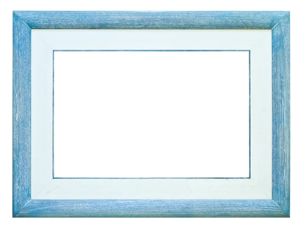 Drewno obraz ramki na białym tle — Zdjęcie stockowe