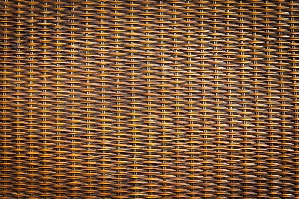 Black rattan wood texture — Stock Photo, Image