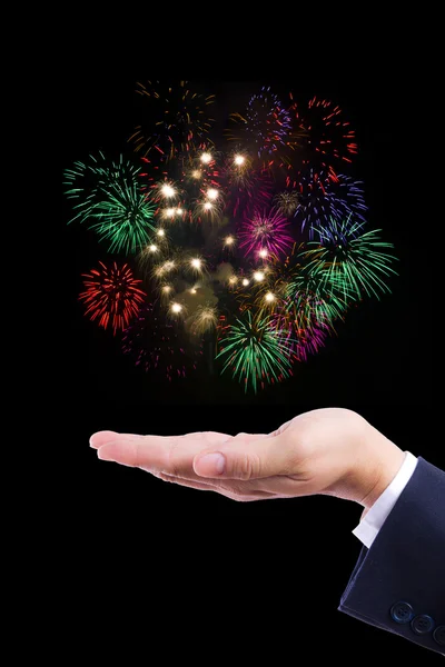 stock image Firework on hand