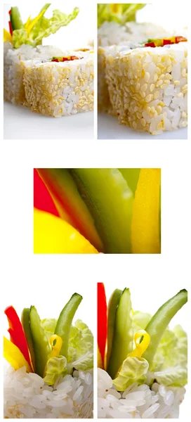Rollos de verduras —  Fotos de Stock