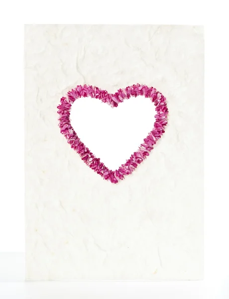 Valentine papperskort — Stockfoto