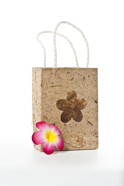 Paper bag made from banana tree — Stock Photo, Image