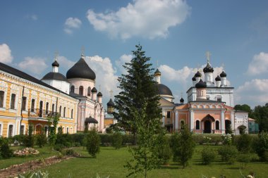 Russia, Moscow region. Voskresensky Monastery David pustyn. clipart