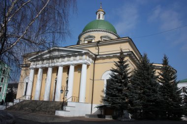 Moscow. Danilov monastery. Troitskiy cathedral. clipart